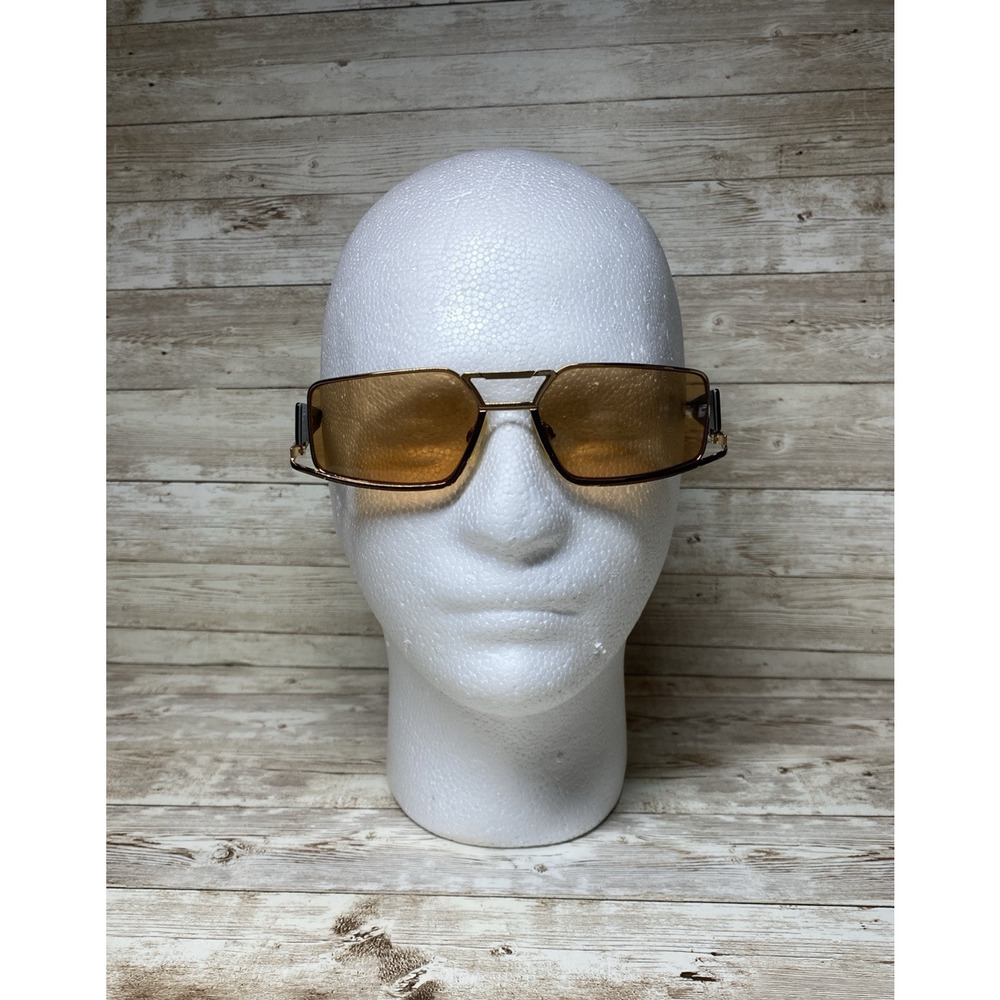 Cazal Sunglasses Womens Gold and Brown Frame Tinted Frames 915